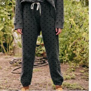 New The Great. Stadium Polka Dot  Sweatpants Army Green Sz 2 (M)